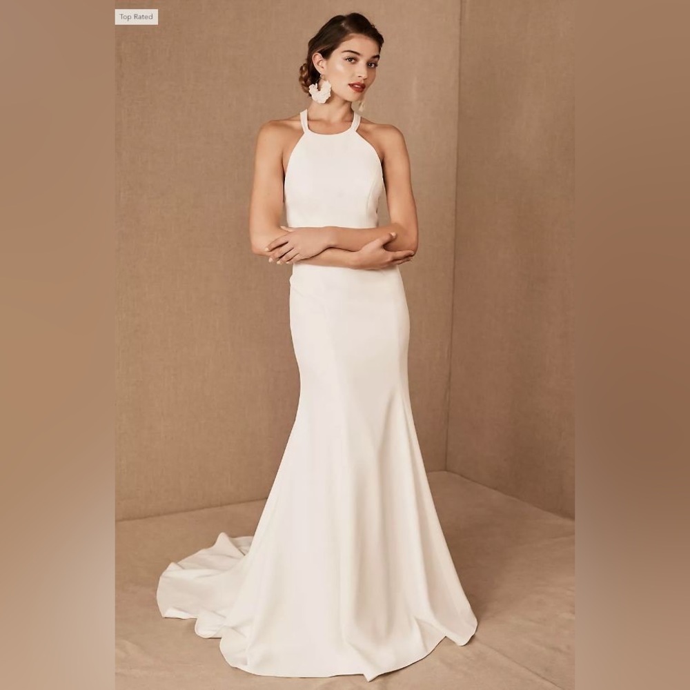 BHLDN Jenny Yoo Shipley Gown, size 2, not altered!